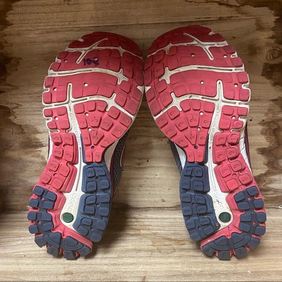 Brooks ghost 6 grey red running sneakers shoes - Picture 7 of 8